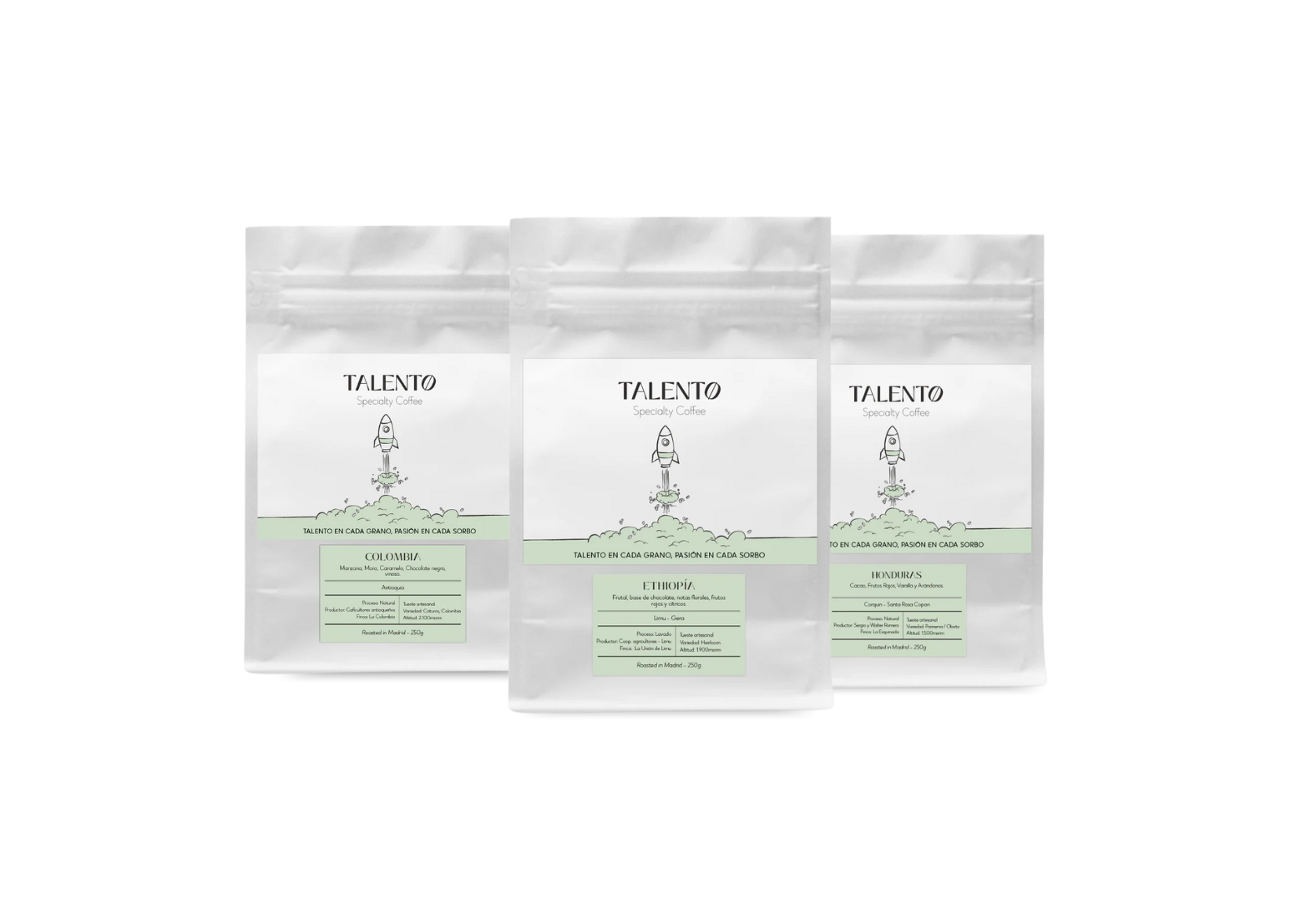 PACK de café de especialidad para Espresso y Moka