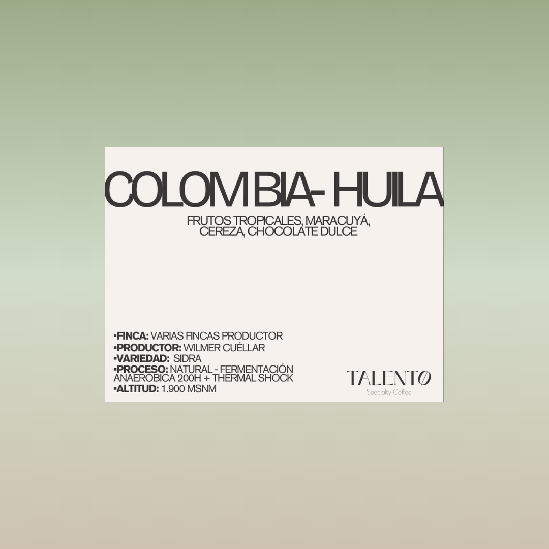 COLOMBIA - HULIA - SIDRA