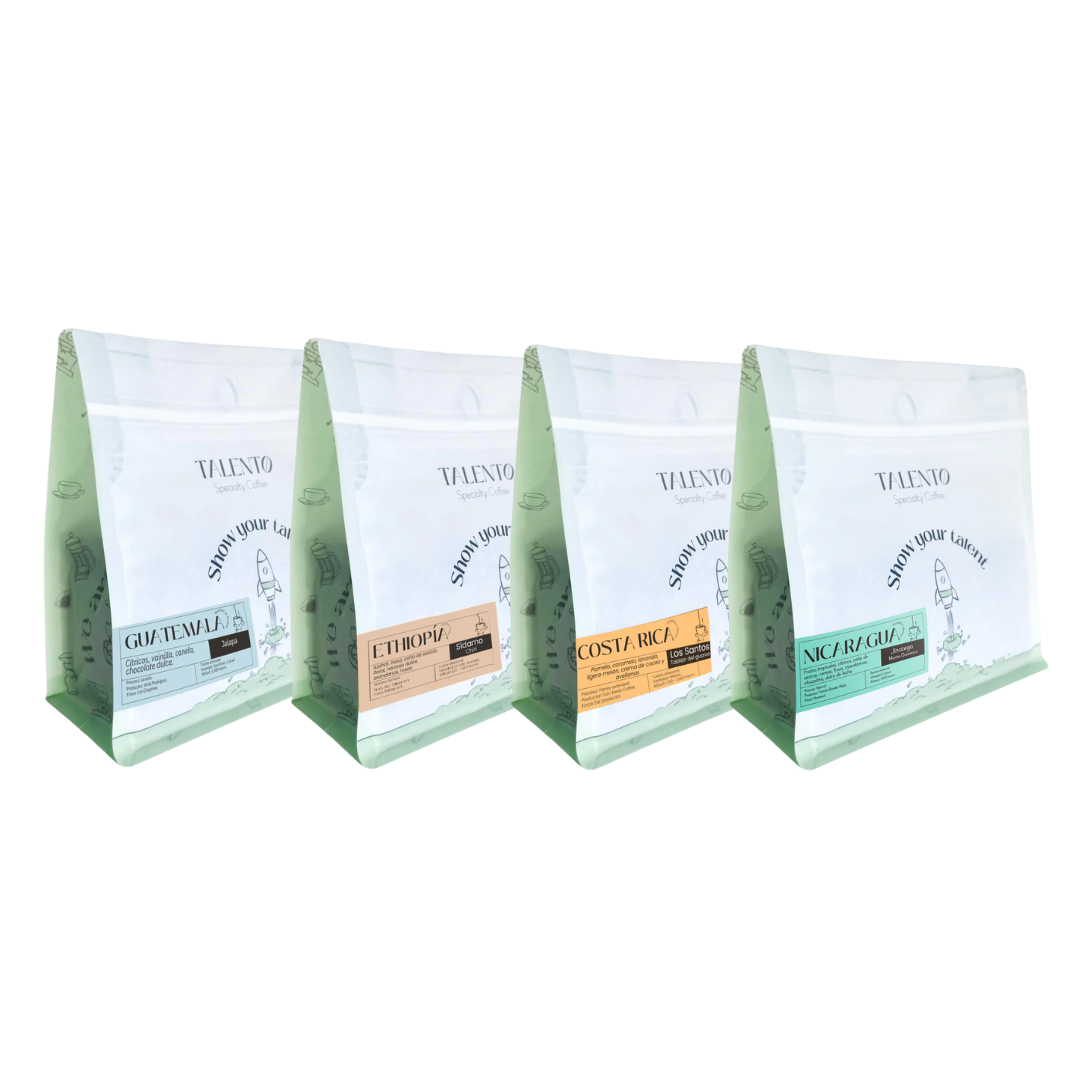 PACK “TALENTOSO” DE CAFÉS DE ESPECIALIDAD 250gr.